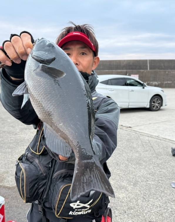 釣友とグレ釣行　寺下