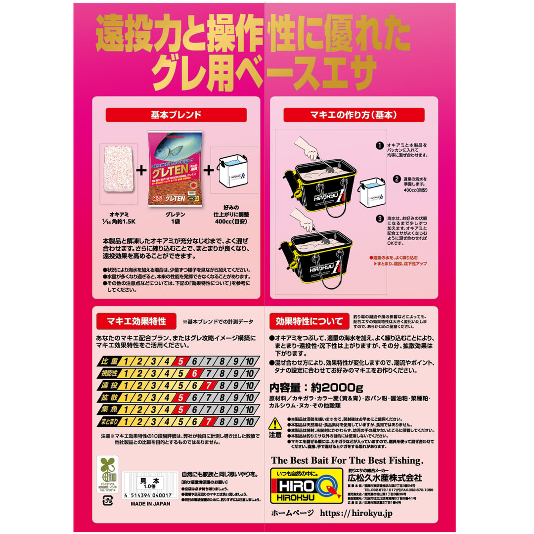 グレTEN – 釣りエサの総合メーカー「ヒロキュー」