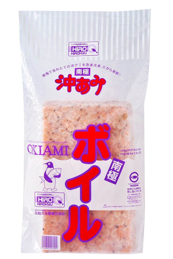 ヒロキューのオキアミ ブロック ボイル マキエ・ツケエサ兼用 – 釣り