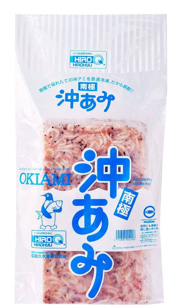 ヒロキューのオキアミ ブロック マキエ・ツケエサ兼用 – 釣りエサの